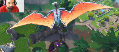 The rocket in 'Fortnite' BR. - [HollowPoint / YouTube screencap]