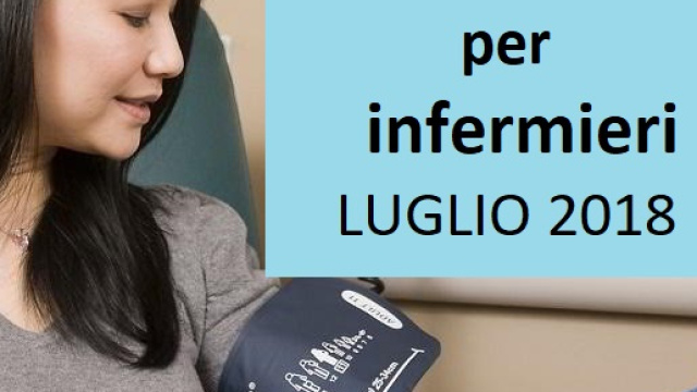 Concorsi per infermieri a luglio 2018