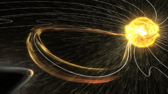 Vento solare nel bollettino meteorologico