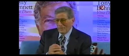 Grammy-winning singer Tony Bennett. [Image from Departamentotv / YouTube.]