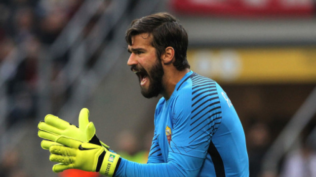 Il numero 1 giallorosso Alisson Becker