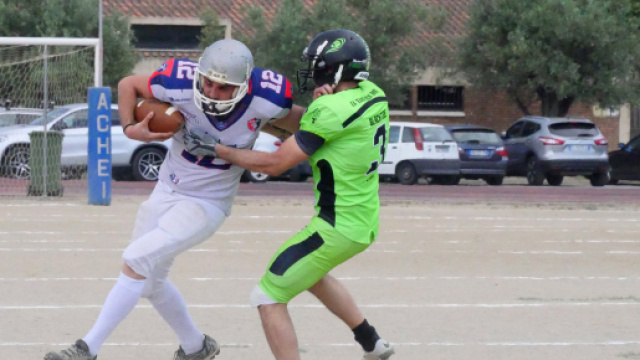 Un azione di gioco del match, foto di Mimmo Gag