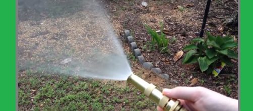 Baby scalded by hot water in garden hose. Photo: Hose Nozzle/YouTube Screenshot