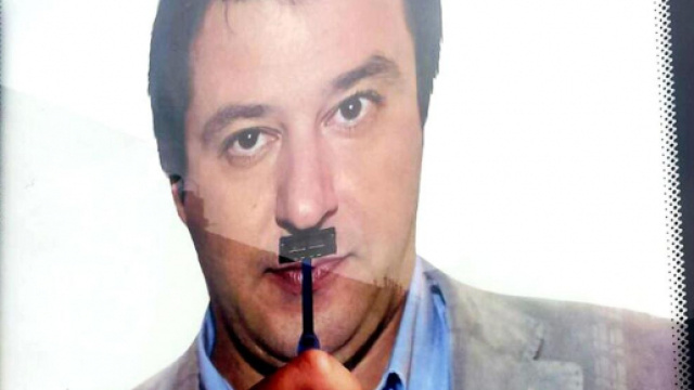 Matteo Salvini paragonato a Hitler