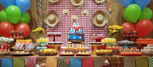 Festa junina simples, passo a passo