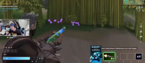 Ninja playing 'Realm Royale.' - [Ninja / YouTube screencap]