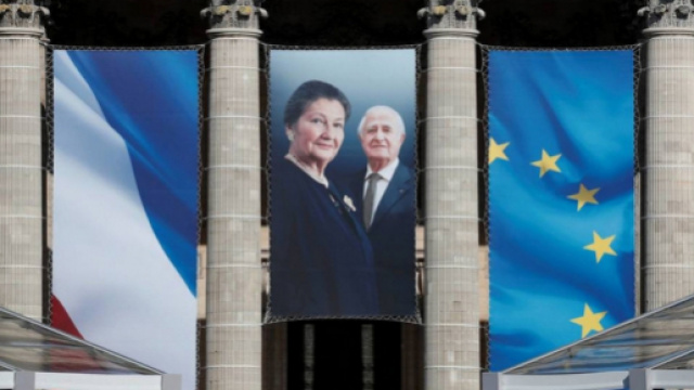 Simone Veil repose d&eacute;sormais au Panth&eacute;on