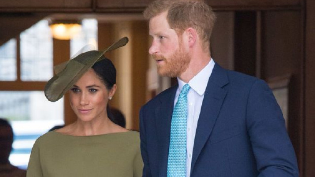 Meghan Markle e William al battesimo di Louis di Cambridge