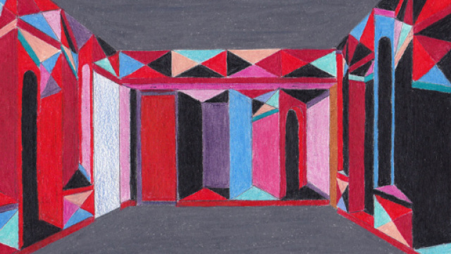 Un'opera dell'artista Catrin Huber