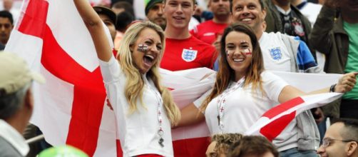 England fans in Sao Paulo attacked with fireworks by Brazilian ... - (Image via England Football/Twitter)