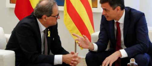 Torra asegura que no ces&oacute; de defender los resultados del 1-O en el di&aacute;logo con S&aacute;nchez