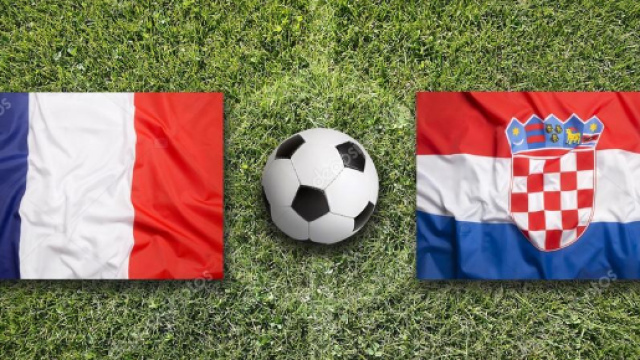 Francia vs Croazia: finale mondiali di calcio 2018&mdash; Foto Stock &copy; kb ... - depositphotos.com