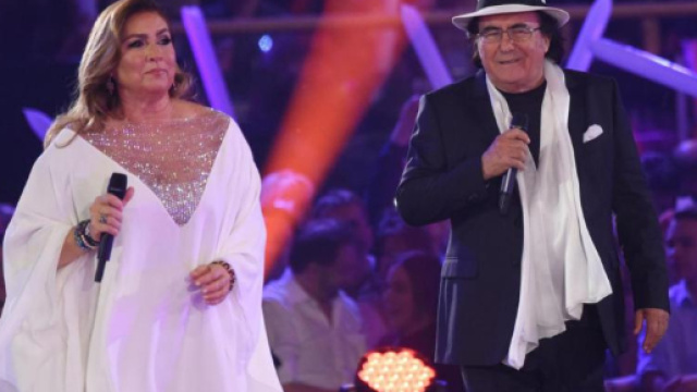 Al Bano Carrisi e Romina Power durante un concerto