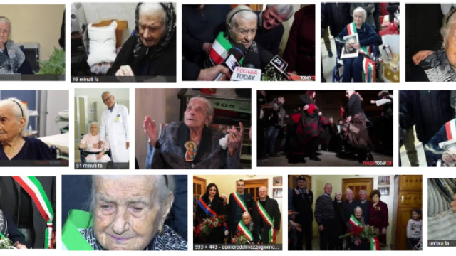 nonna peppa donna pi&ugrave; vecchia d'Europa