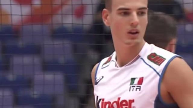 Simone Giannelli, palleggiatore della Nazionale maschile di pallavolo