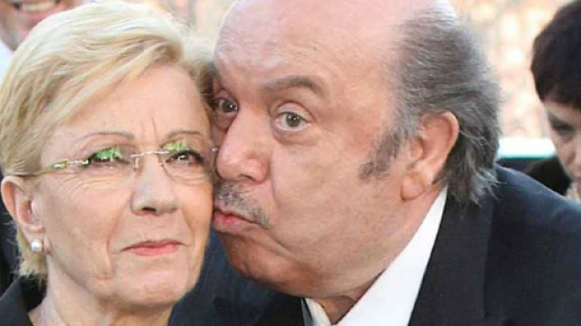 L'attore Lino Banfi con la moglie Lucia