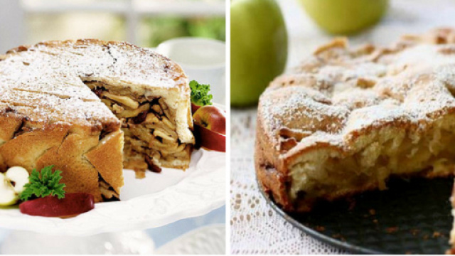 Torta Charlotte alle Mele ultimata.