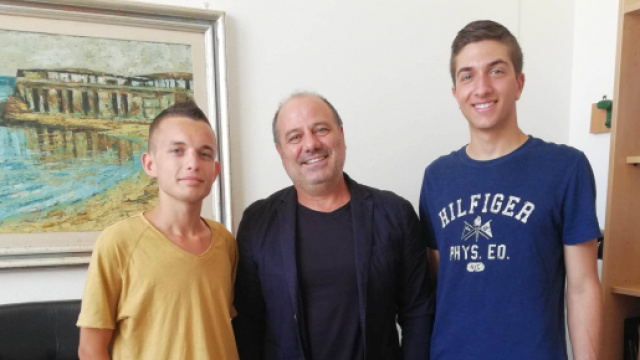 Alfio Galvagno, Alessandro Pinna e Marcello Puggioni