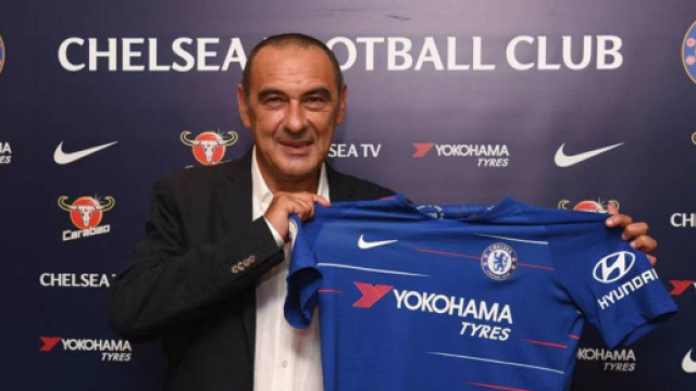 Maurizio Sarri nuovo allenatore del Chelsea.