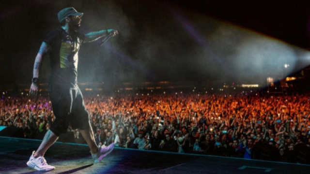 Eminem si &egrave; esibito a Milano lo scorso 7 luglio