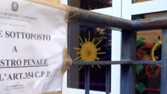 L'asilo sottoposto a sequestro
