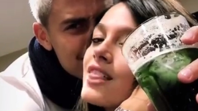 Juventus, Paulo Dybala con Oriana Sabatini