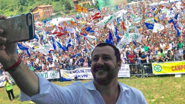 Il leader della Lega Matteo Salvini