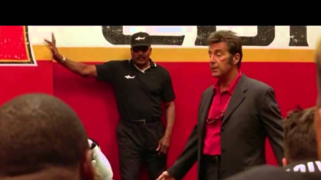 Al Pacino in Ogni maledetta domenica in onda su La7 stasera 20 luglio ore 21.15