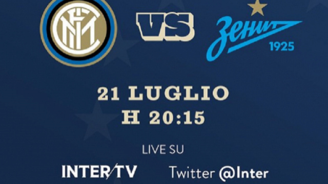 Inter-Zenit San Pietroburgo, diretta anche sull'account Twitter del club nerazzurro