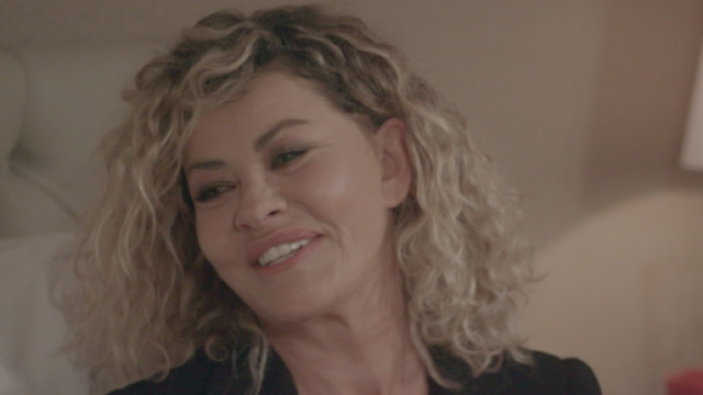Eva Grimaldi protagonista della trasmissione Non disturbare