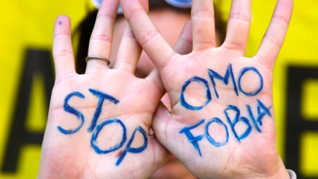 Stop omofobia - Immagine liberamente scaricata da internet
