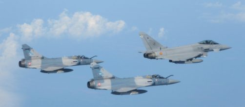 Eurofighter espa&ntilde;ol con Mirage 2000 franceses los aviones protagonistas del incidente