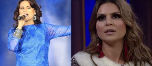 Aline Barros lembra problema nas cordas vocais (Foto: TV Globo)