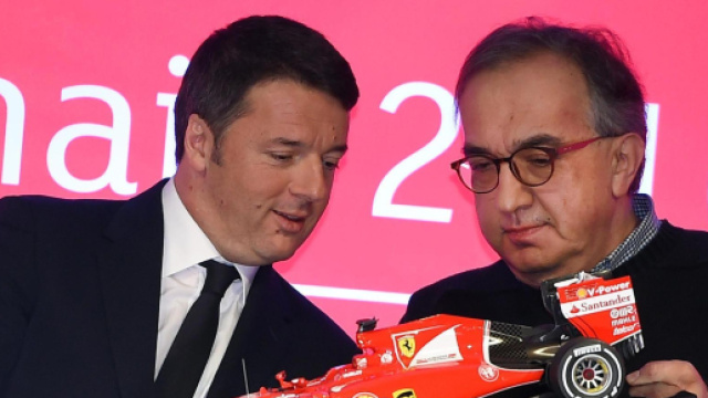 Matteo Renzi e Sergio Marchionne
