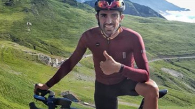 Alberto Contador sul Col de Portet