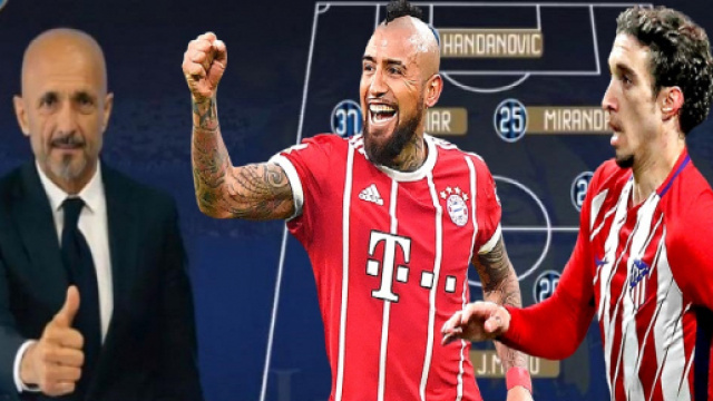 La nuova Inter con Vrsaljko e Vidal