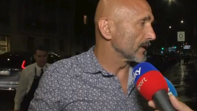 Spalletti intervistato parla del mercato dell'Inter, compreso Vidal