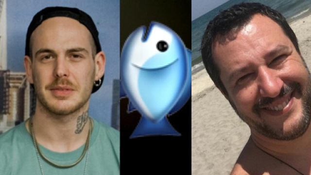 Gemitaiz invita i sui fans a dare del 'tonno' a Mateo Salvini.