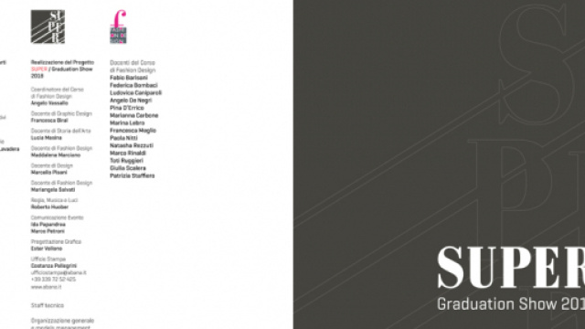 "Super - Graduation Show 2018" &egrave; il progetto dell'Accademia di Belle Arti di Napoli presentato ad Altaroma domenica 1 luglio ( foto: web )