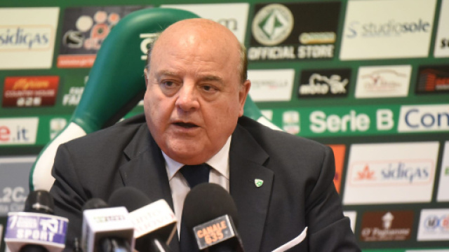 Il presidente dell'Avellino Walter Taccone
