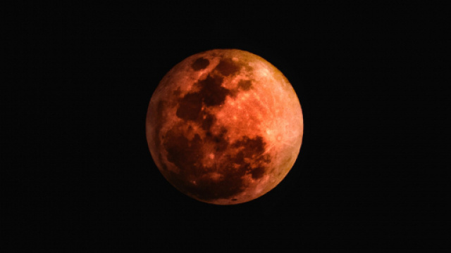 &eacute;clipse de lune, lune de sang ou lune rousse