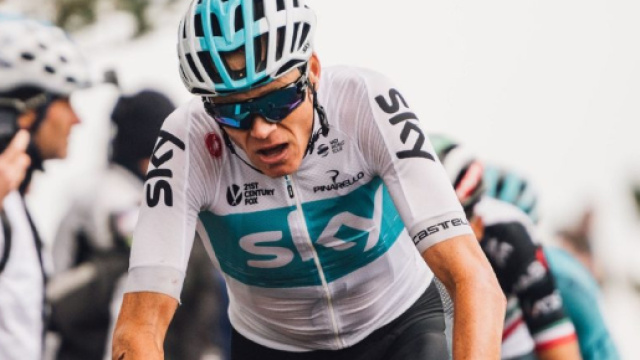 Chris Froome, vincitore dell'ultimo Giro d'Italia