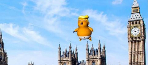 'Trump baby' balloon causes controversy ahead of Donald's visit to London