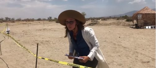 Agent #3742 also came in to visit the anomaly. [Image source: TmarTn2/YouTube]