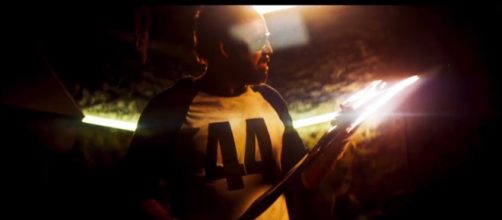 Nicolas Cage battles &ldquo;crazy evil&rdquo; in the bizarre horror thriller, &ldquo;Mandy.&rdquo; (YouTube screen cap)