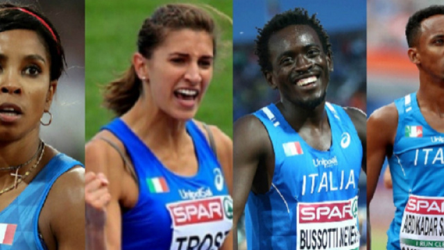 Yadis Pedroso, Alessia Trost, Joao Bussotti e Mohad Abdikadar