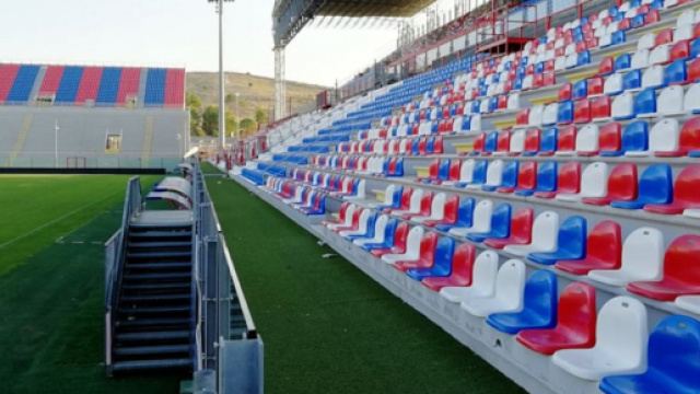 Lo stadio comunale "Ezio Scida" di Crotone