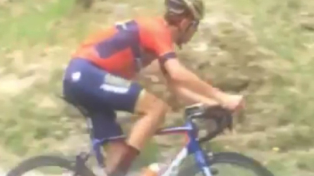 Vincenzo Nibali ha ripreso gli allenamenti dopo l'incidente al Tour de France.