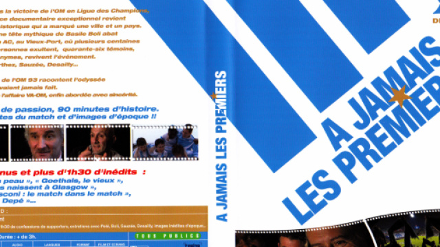 Jaquette DVD de OM a jamais les premiers - Cin&eacute;ma Passion - cinemapassion.com