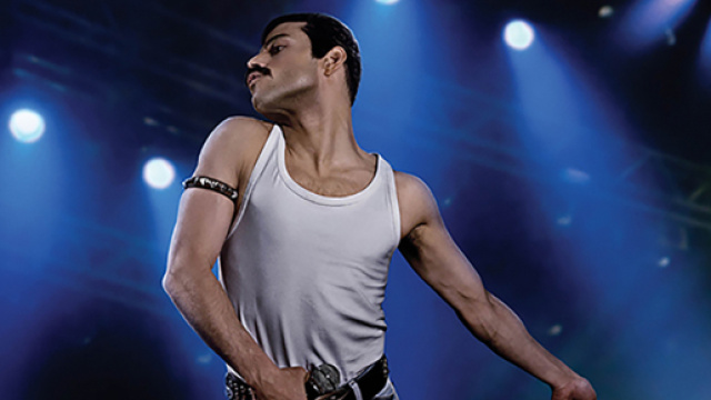 L'attore Rami Malek nei panni di Freddy Mercury in 'Bohemian Rhapsody'